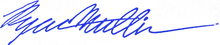 Ryan Mullin's signature